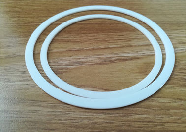Pierścień zapasowy o dużej średnicy z PTFE, teflonowe pierścienie uszczelniające części pompy odporne na ciepło