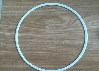 Pierścień rezerwowy z czystym PTFE z płaską podkładką / części mechaniczne z białego teflonowego pierścienia uszczelniającego
